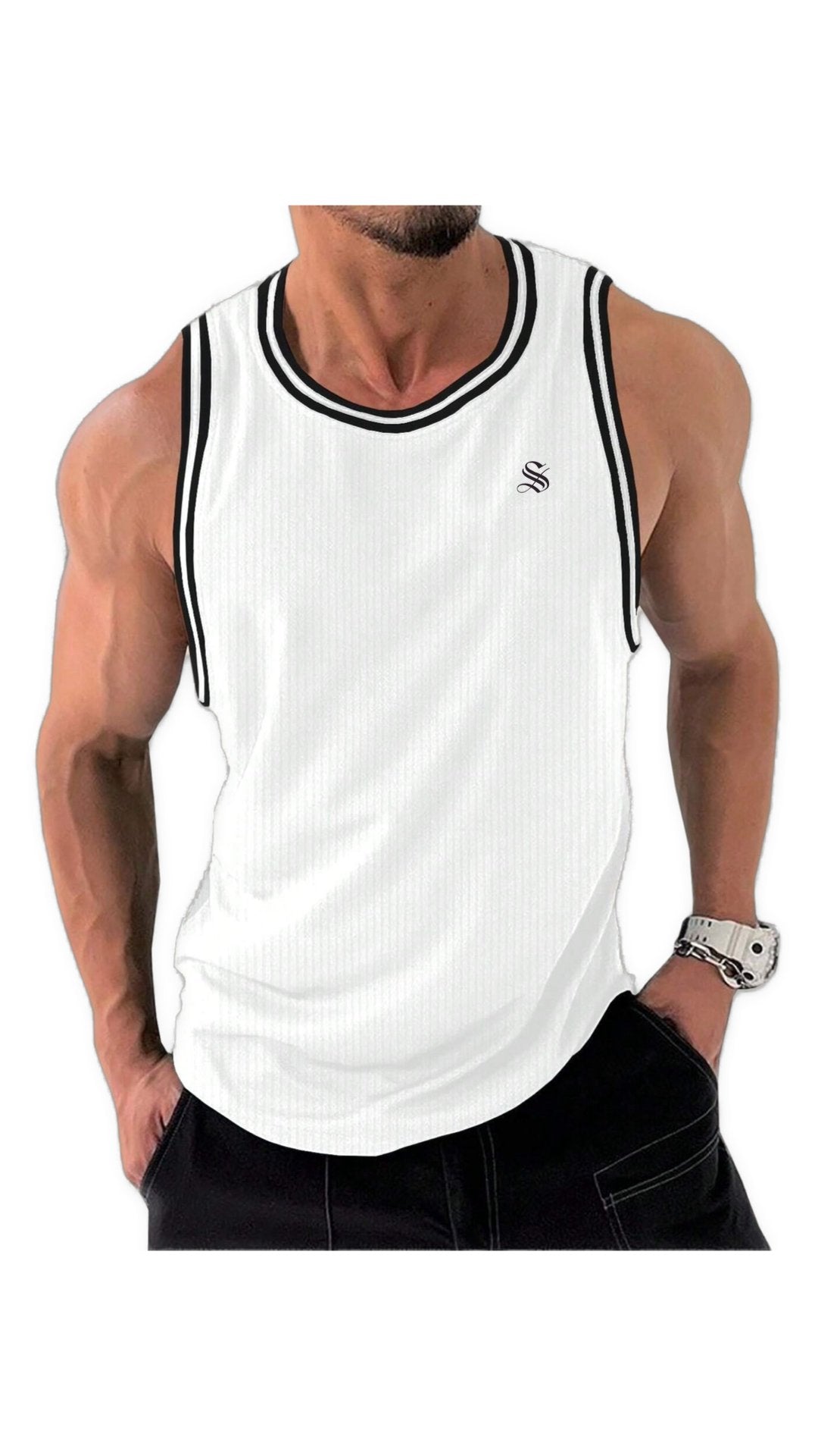 Karnav - Tank Top for Men - Sarman Fashion - Wholesale Clothing Fashion Brand for Men from Canada