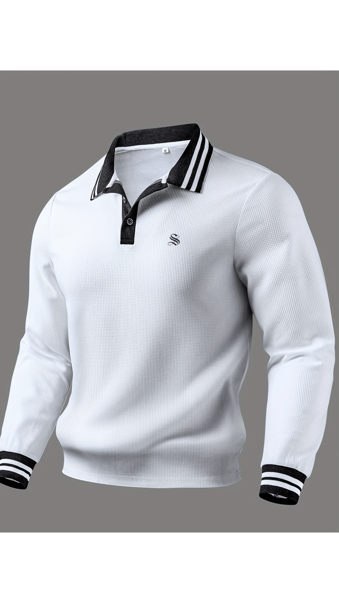 Karodika - Long Sleeves Polo Shirt for Men - Sarman Fashion - Wholesale Clothing Fashion Brand for Men from Canada