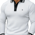 Karodika - Long Sleeves Polo Shirt for Men - Sarman Fashion - Wholesale Clothing Fashion Brand for Men from Canada