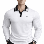 Karodika - Long Sleeves Polo Shirt for Men - Sarman Fashion - Wholesale Clothing Fashion Brand for Men from Canada