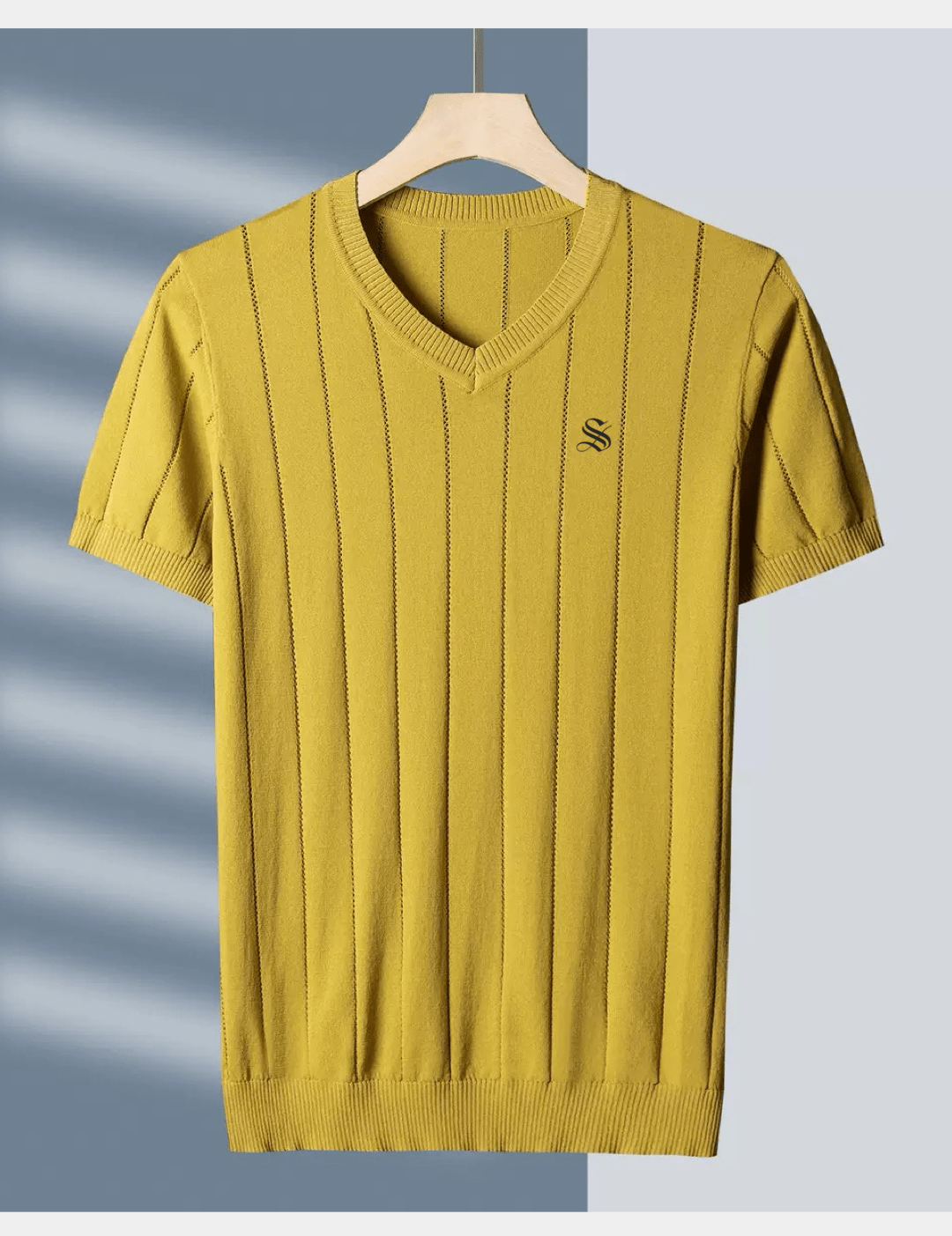 Kashmizoir 14 - V - neck T-Shirt for Men - Sarman Fashion - Wholesale Clothing Fashion Brand for Men from Canada