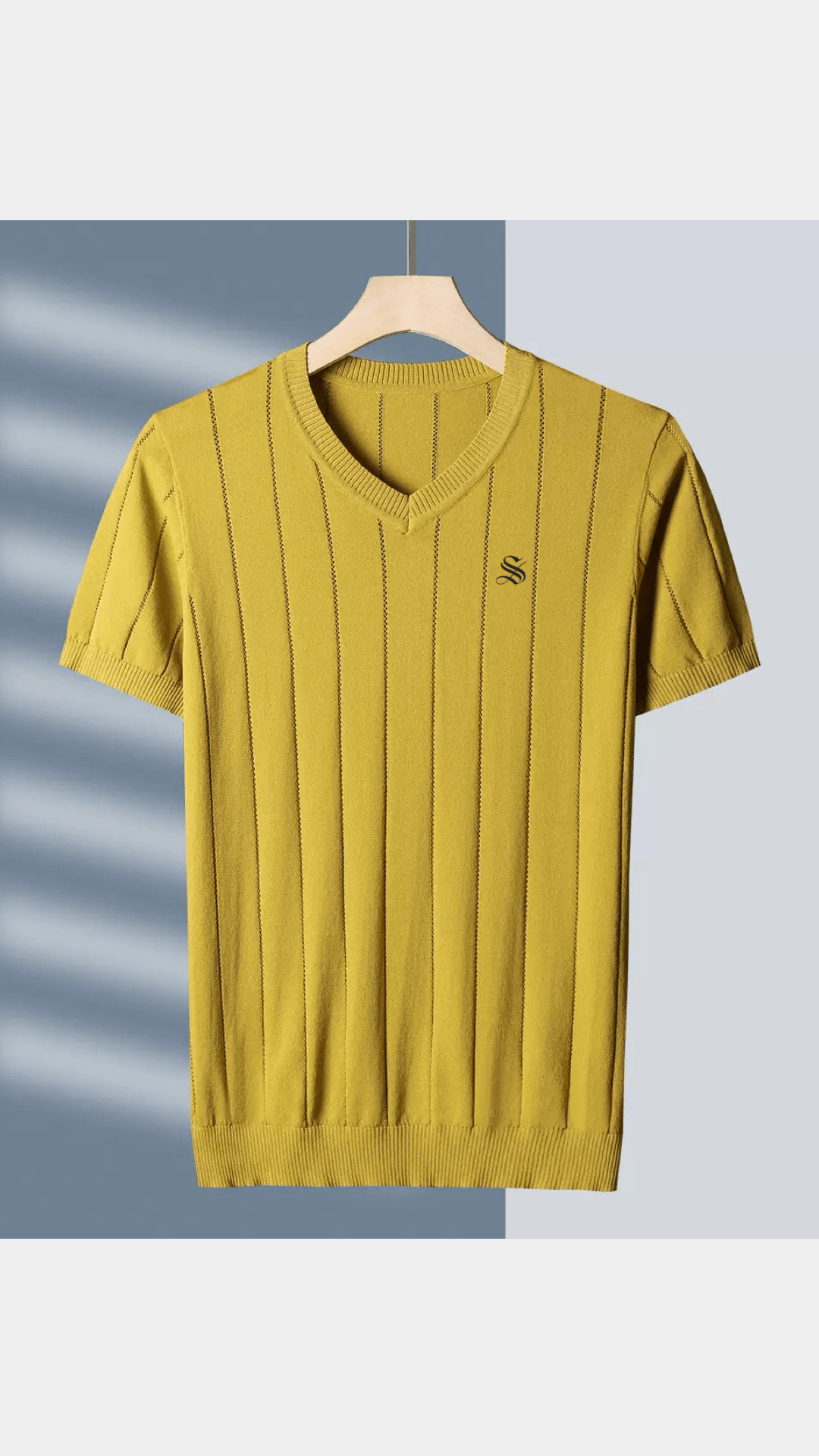 Kashmizoir 14 - V - neck T-Shirt for Men - Sarman Fashion - Wholesale Clothing Fashion Brand for Men from Canada