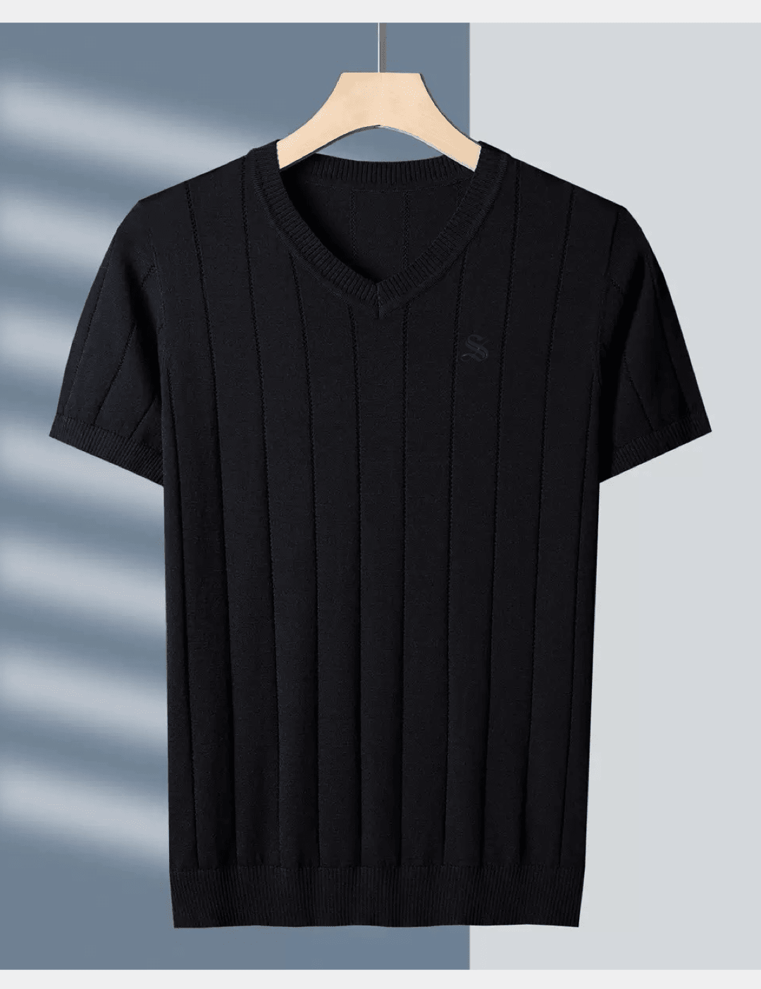 Kashmizoir 14 - V - neck T-Shirt for Men - Sarman Fashion - Wholesale Clothing Fashion Brand for Men from Canada