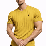 Kashmizoir 14 - V - neck T-Shirt for Men - Sarman Fashion - Wholesale Clothing Fashion Brand for Men from Canada