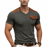 Kashmizoir 16 - V - neck T-Shirt for Men - Sarman Fashion - Wholesale Clothing Fashion Brand for Men from Canada
