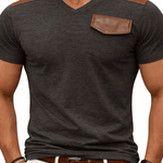 Kashmizoir 16 - V - neck T-Shirt for Men - Sarman Fashion - Wholesale Clothing Fashion Brand for Men from Canada