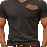 Kashmizoir 16 - V - neck T-Shirt for Men - Sarman Fashion - Wholesale Clothing Fashion Brand for Men from Canada