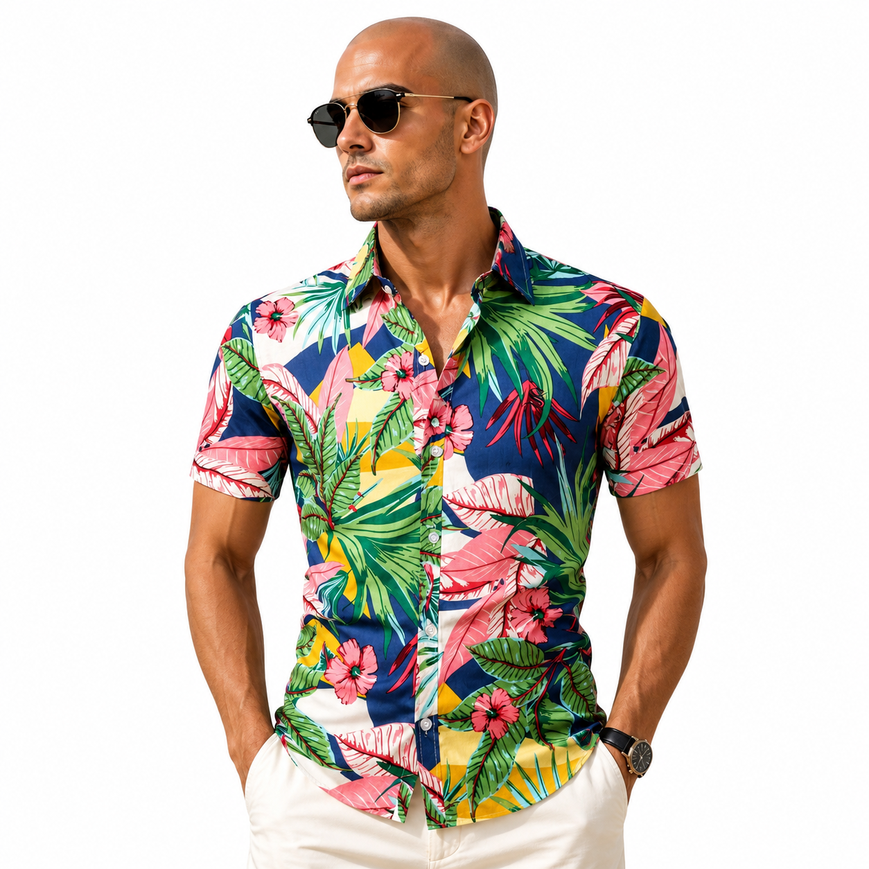 Kasoso - Short Sleeves Shirt for Men - Sarman Fashion - Wholesale Clothing Fashion Brand for Men from Canada