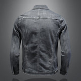 KATM 3 - Long Sleeve Jeans Jacket for Men - Sarman Fashion - Wholesale Clothing Fashion Brand for Men from Canada