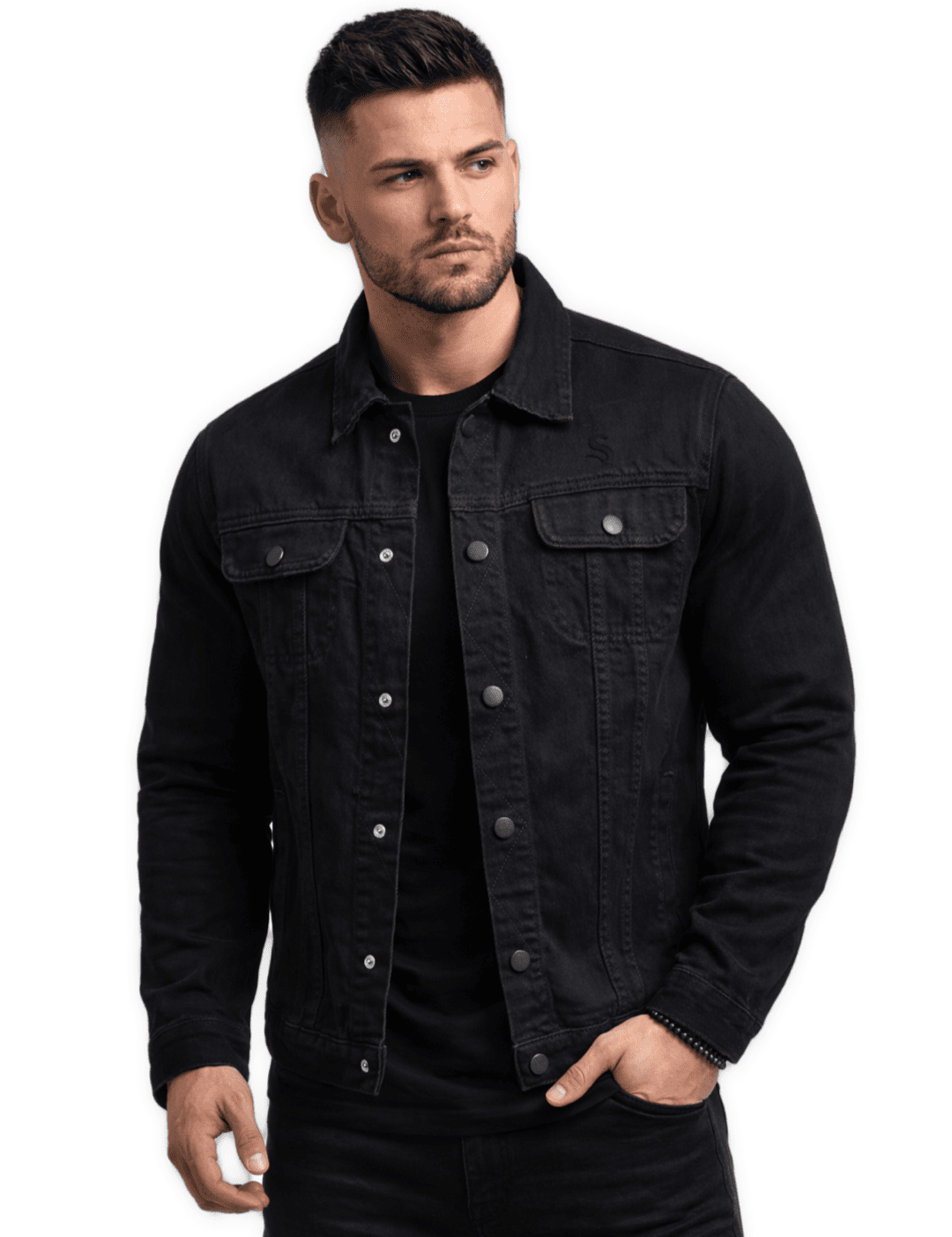 KATM 5 - Long Sleeve Jeans Jacket for Men - Sarman Fashion - Wholesale Clothing Fashion Brand for Men from Canada