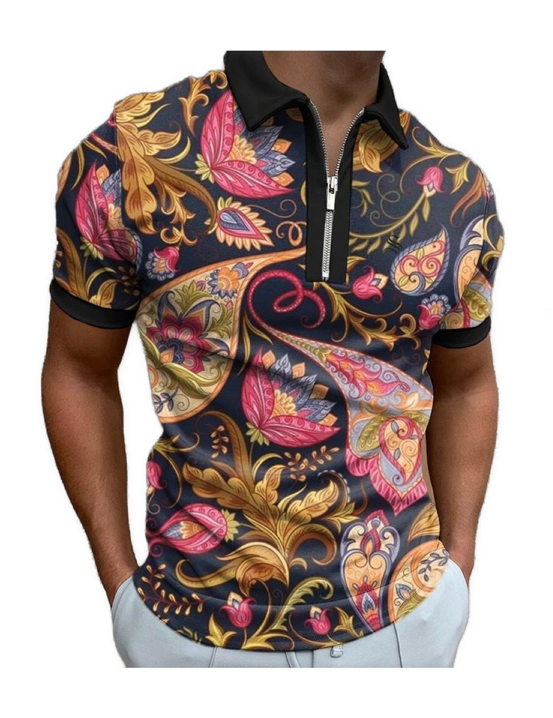 Kava - Polo Shirt for Men - Sarman Fashion - Wholesale Clothing Fashion Brand for Men from Canada