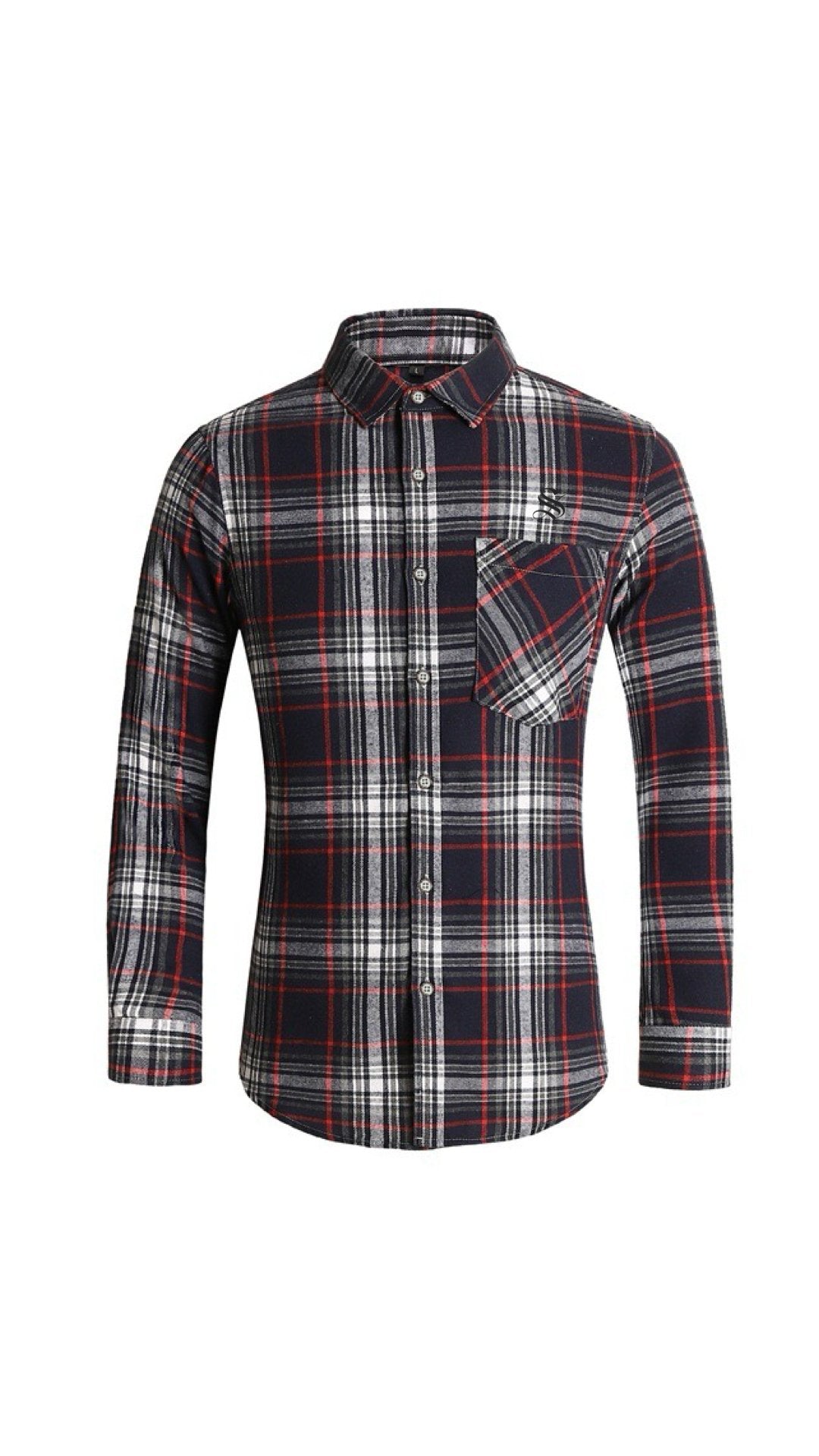 KAZAR 2 - Long Sleeves Shirt for Men - Sarman Fashion - Wholesale Clothing Fashion Brand for Men from Canada