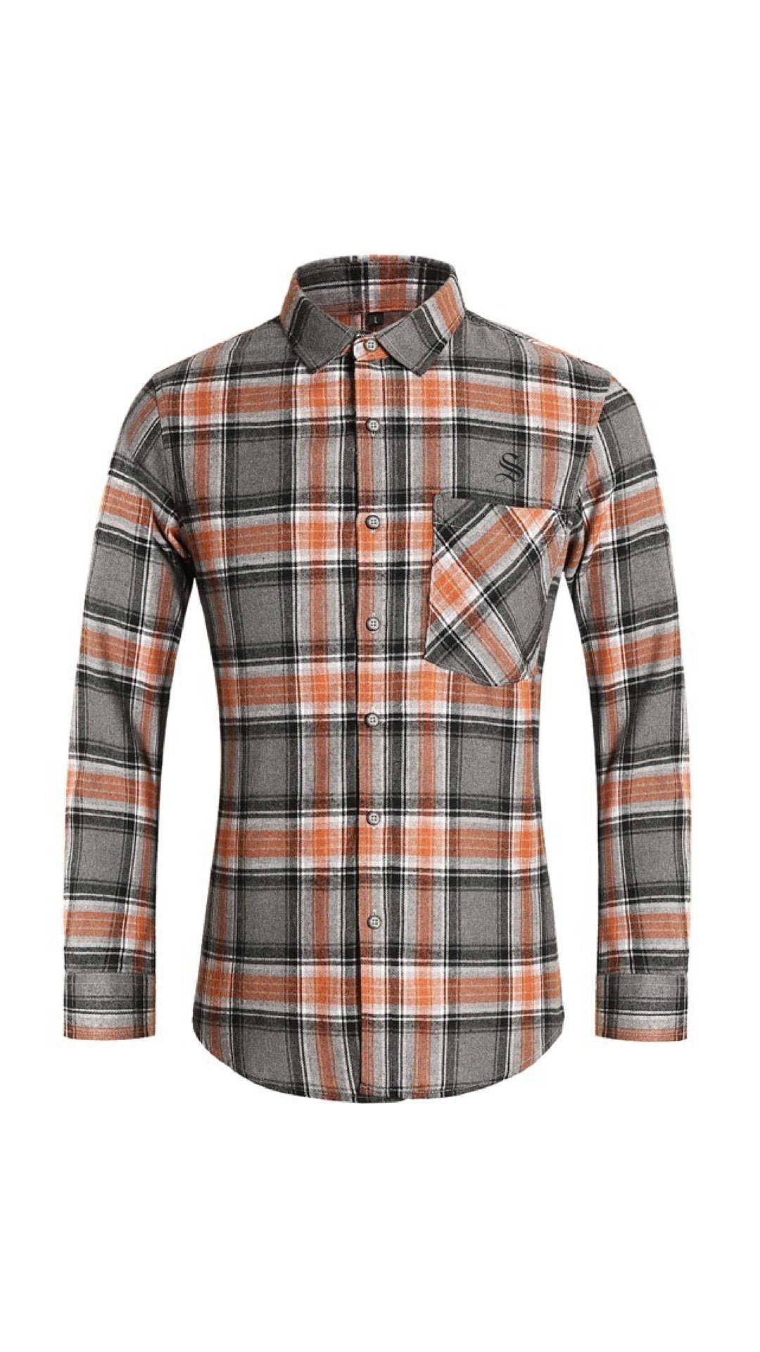 KAZAR 2 - Long Sleeves Shirt for Men - Sarman Fashion - Wholesale Clothing Fashion Brand for Men from Canada