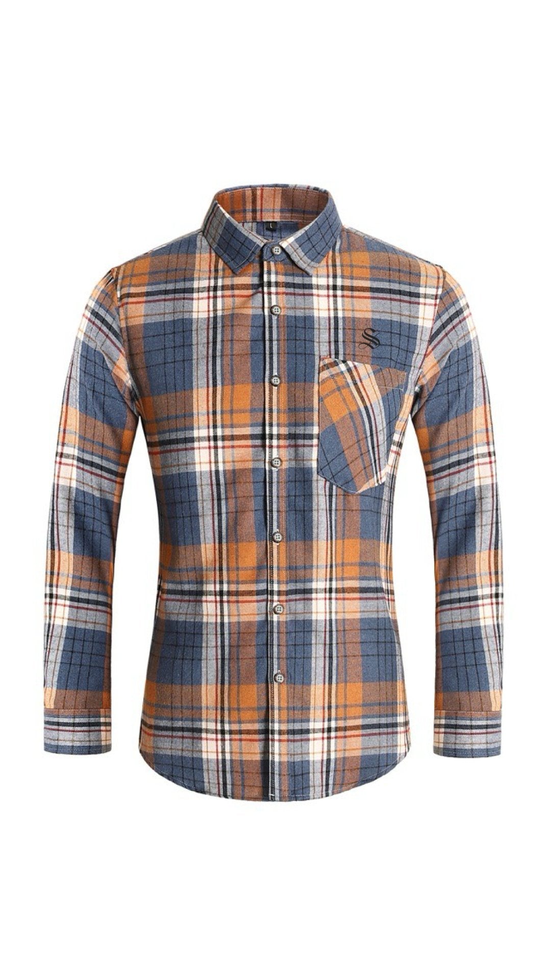 KAZAR 2 - Long Sleeves Shirt for Men - Sarman Fashion - Wholesale Clothing Fashion Brand for Men from Canada