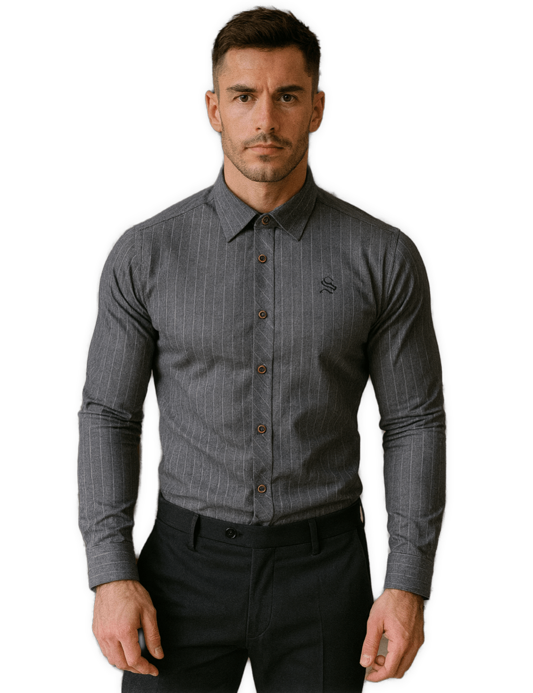 KAZAR - Long Sleeves Shirt for Men - Sarman Fashion - Wholesale Clothing Fashion Brand for Men from Canada