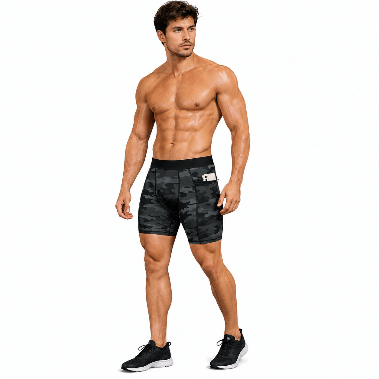 Kazoza - Leggings Shorts for Men - Sarman Fashion - Wholesale Clothing Fashion Brand for Men from Canada