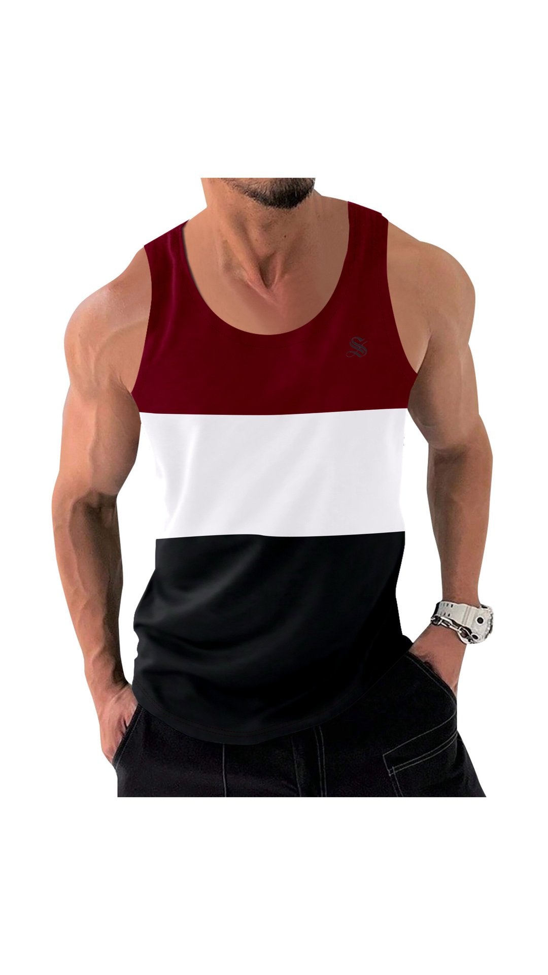 Kengan - Tank Top for Men - Sarman Fashion - Wholesale Clothing Fashion Brand for Men from Canada