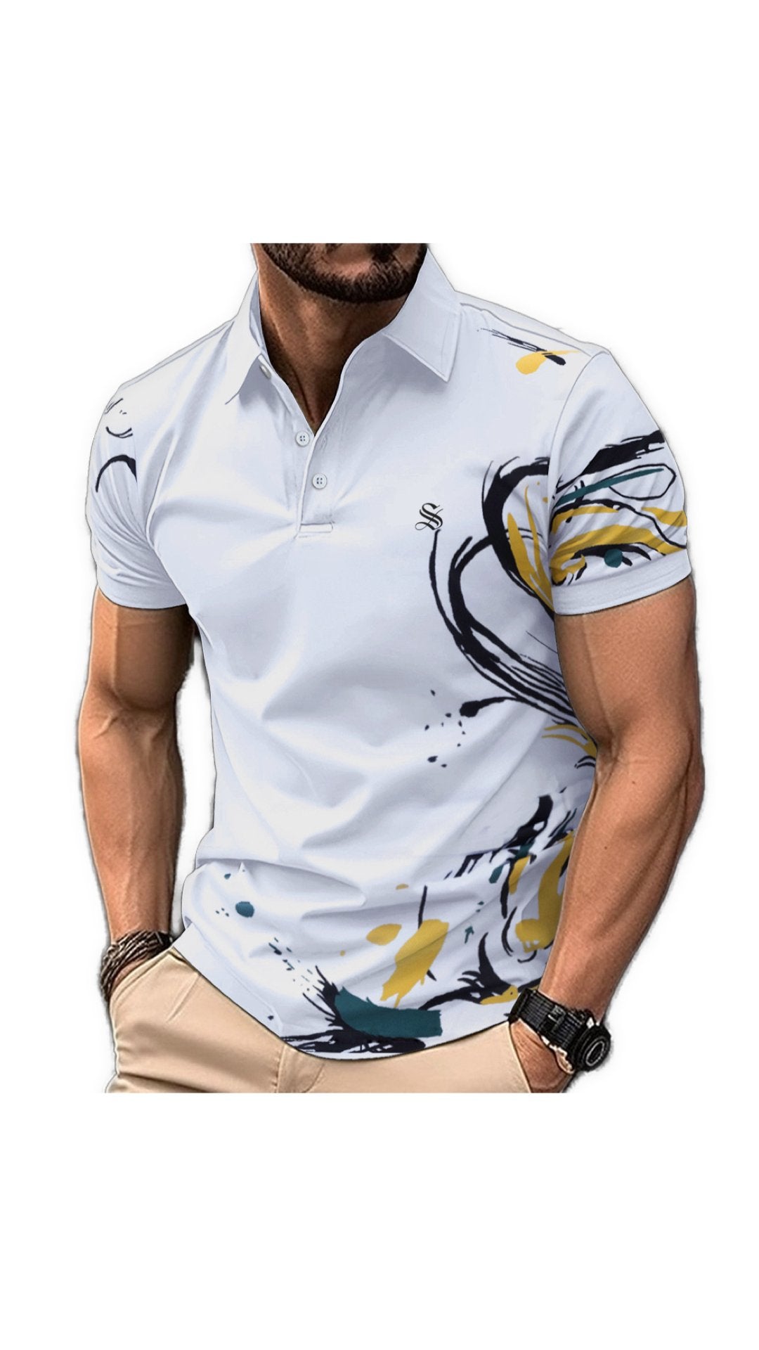 Kenza - Polo Shirt for Men - Sarman Fashion - Wholesale Clothing Fashion Brand for Men from Canada