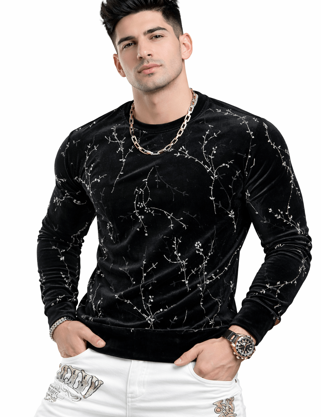 Keriza - Long Sleeve Shirt for Men - Sarman Fashion - Wholesale Clothing Fashion Brand for Men from Canada