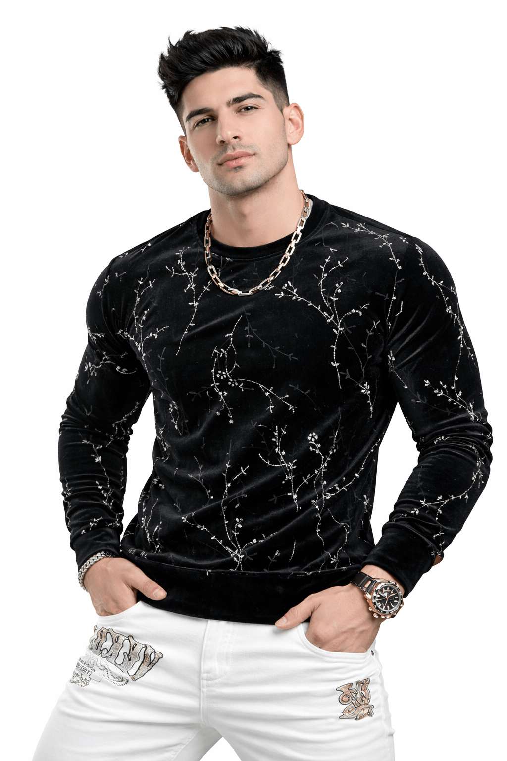 Keriza - Long Sleeve Shirt for Men - Sarman Fashion - Wholesale Clothing Fashion Brand for Men from Canada
