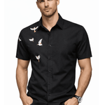 Kermes - Short Sleeves Shirt for Men - Sarman Fashion - Wholesale Clothing Fashion Brand for Men from Canada
