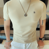KFY - High Neck T-shirt for Men - Sarman Fashion - Wholesale Clothing Fashion Brand for Men from Canada