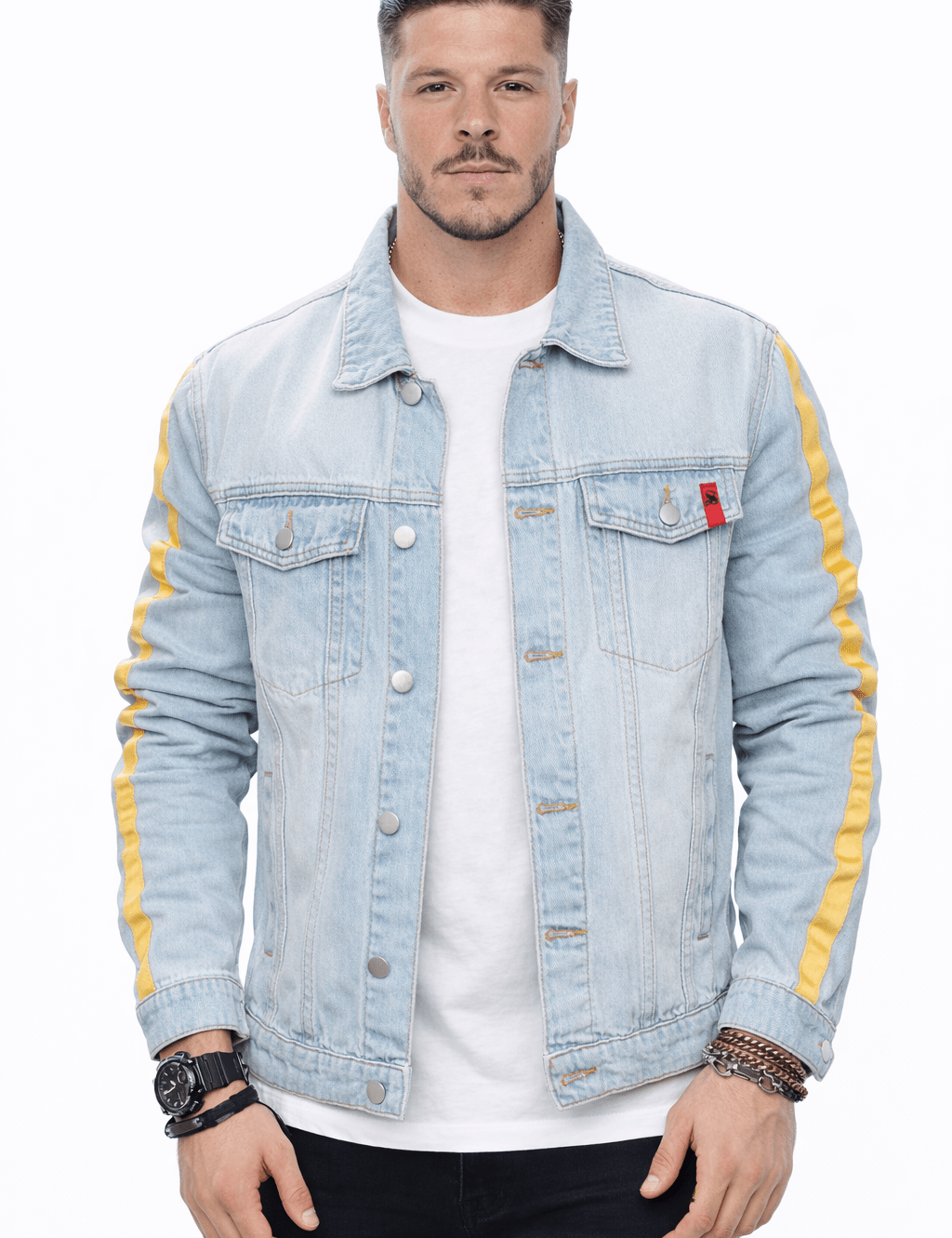 KGOGH - Long Sleeve Jeans Jacket for Men - Sarman Fashion - Wholesale Clothing Fashion Brand for Men from Canada