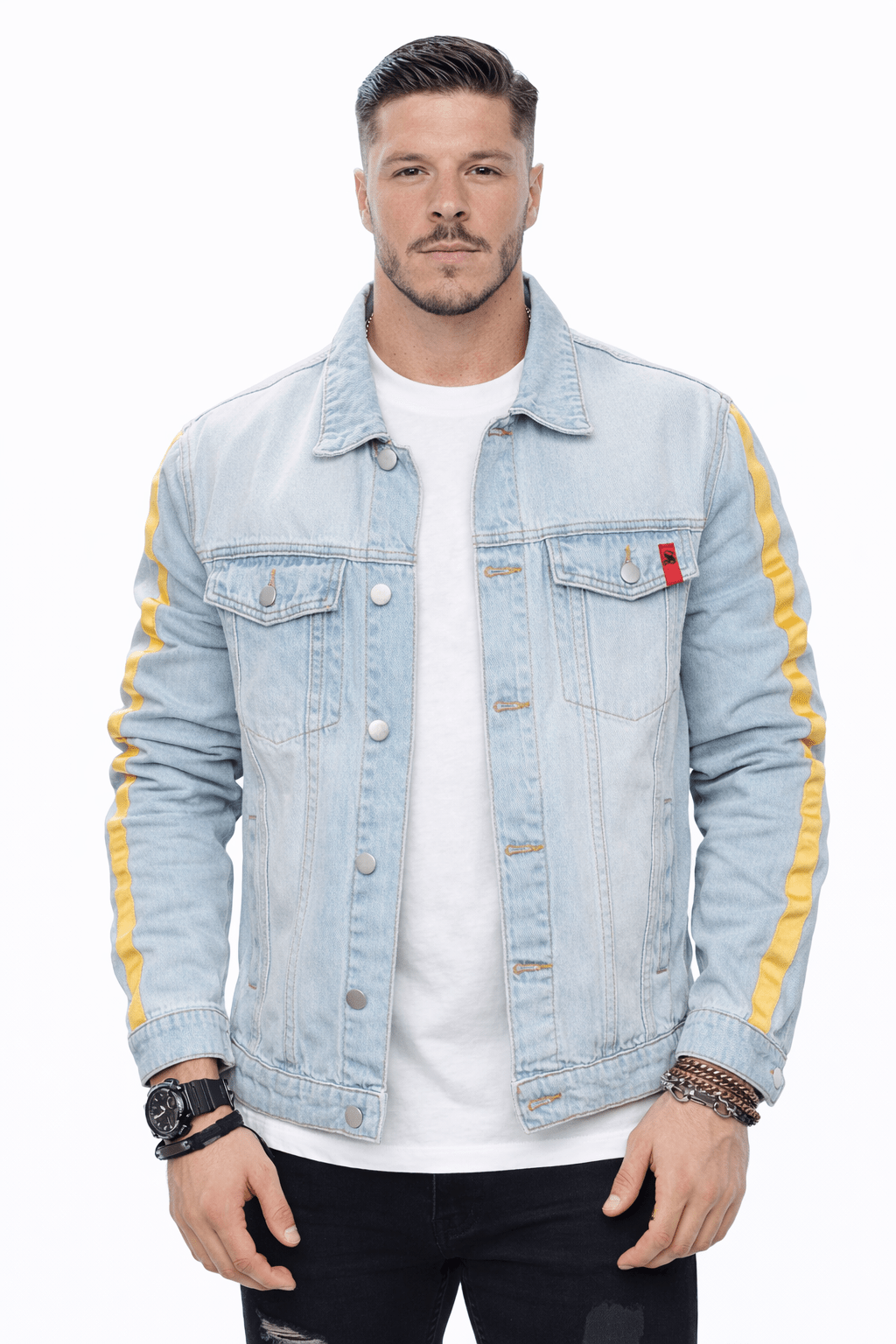 KGOGH - Long Sleeve Jeans Jacket for Men - Sarman Fashion - Wholesale Clothing Fashion Brand for Men from Canada
