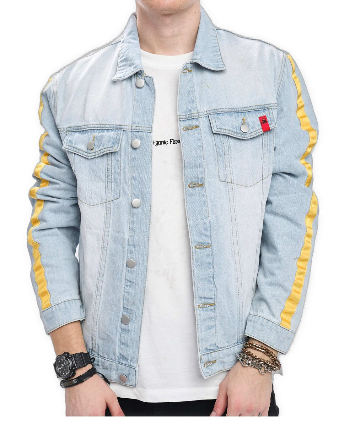 KGOGH - Long Sleeve Jeans Jacket for Men - Sarman Fashion - Wholesale Clothing Fashion Brand for Men from Canada