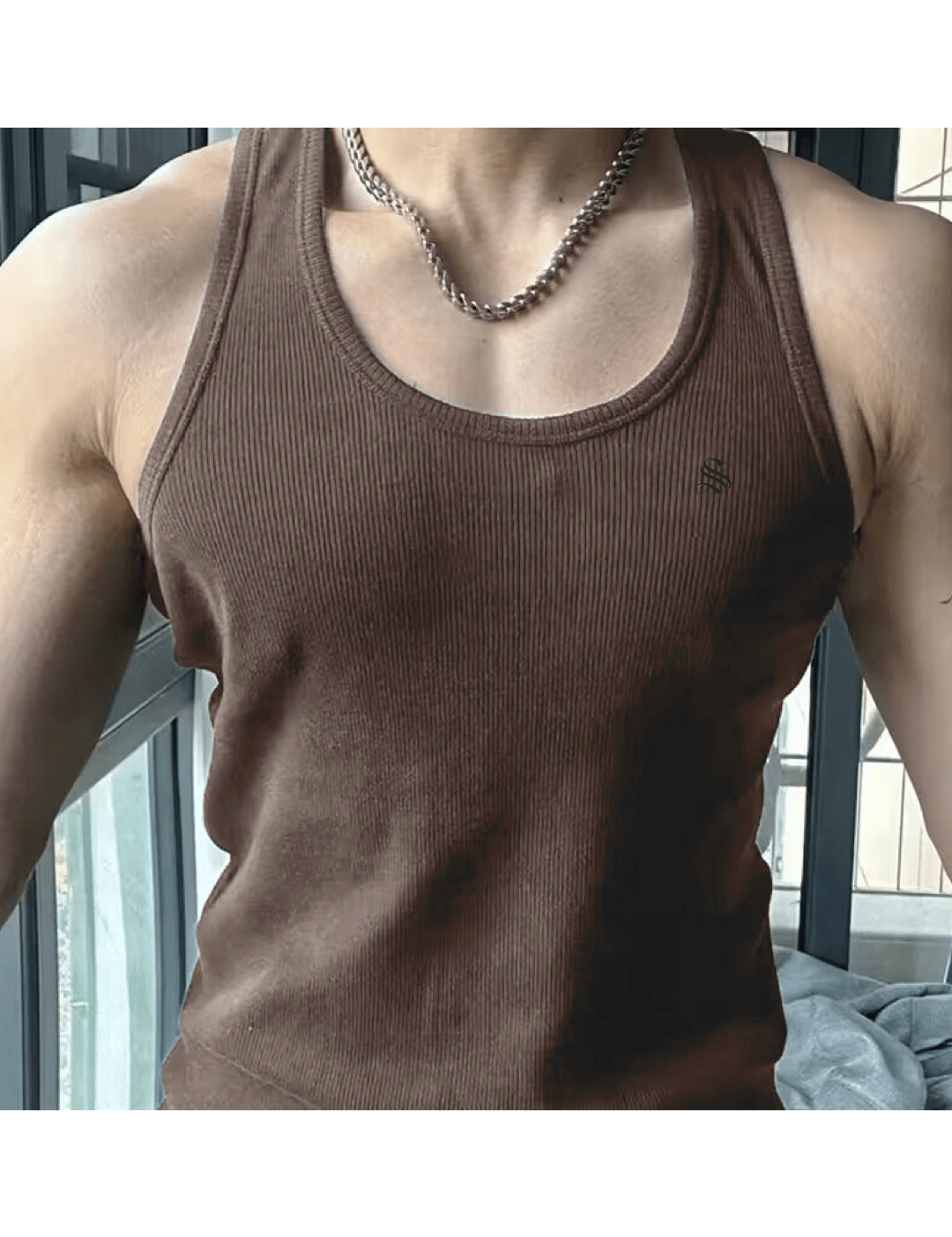 Kibanka 4 - Tank Top for Men - Sarman Fashion - Wholesale Clothing Fashion Brand for Men from Canada