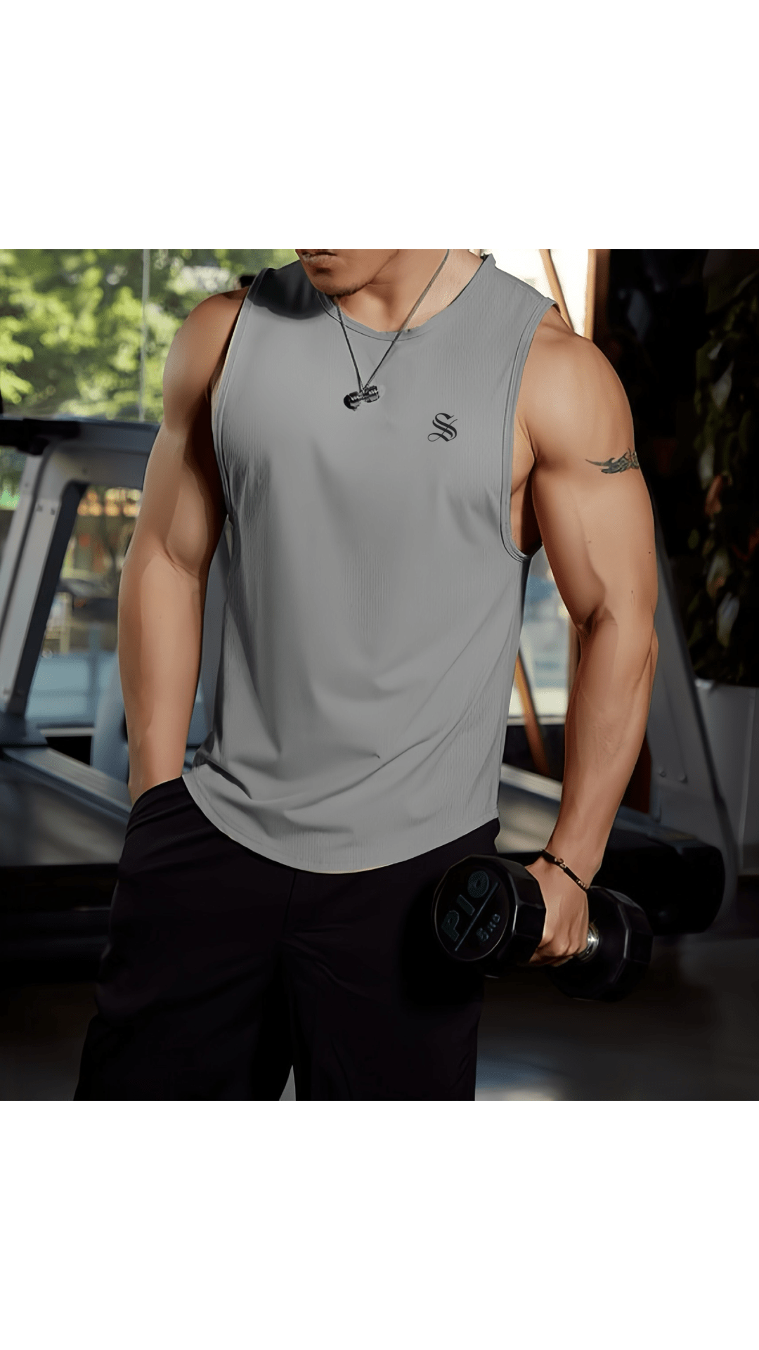 Kibanka 7 - Tank Top for Men - Sarman Fashion - Wholesale Clothing Fashion Brand for Men from Canada