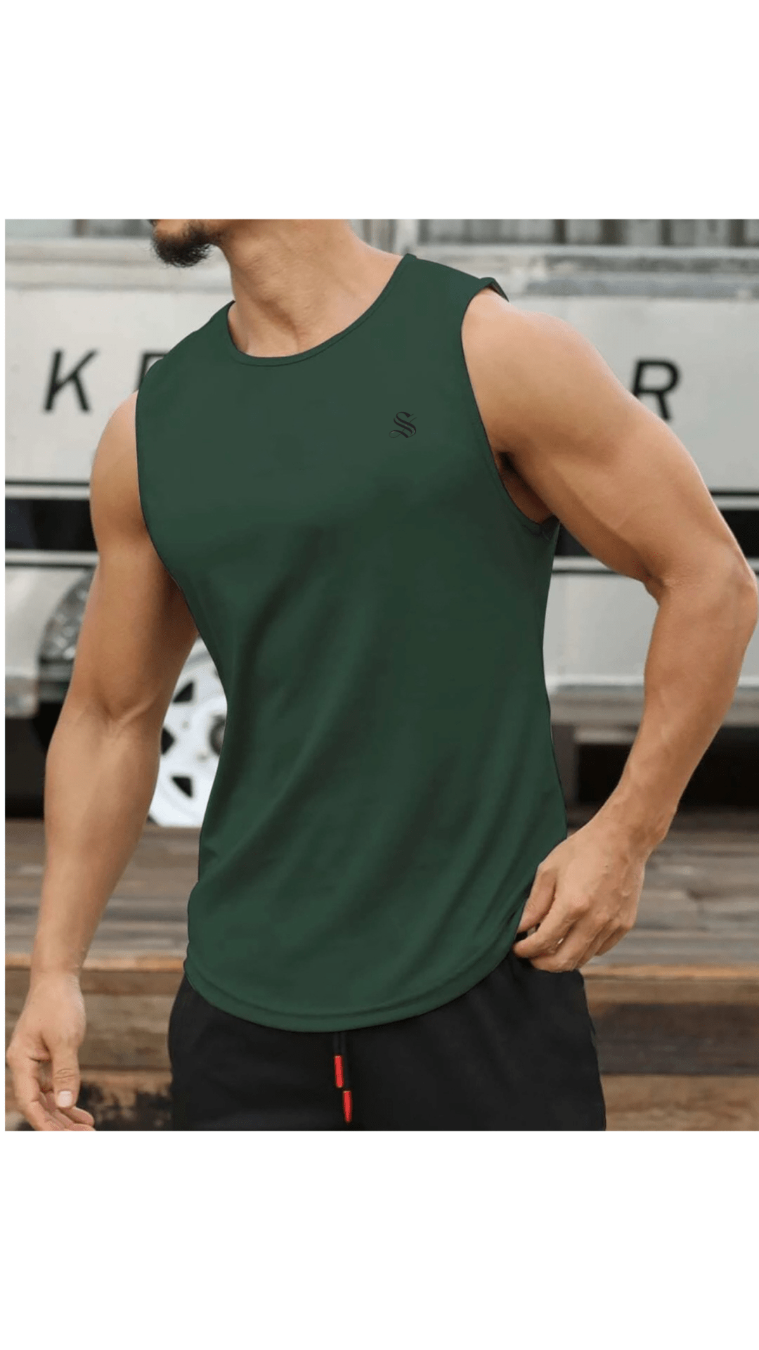 Kibanka - Tank Top for Men - Sarman Fashion - Wholesale Clothing Fashion Brand for Men from Canada