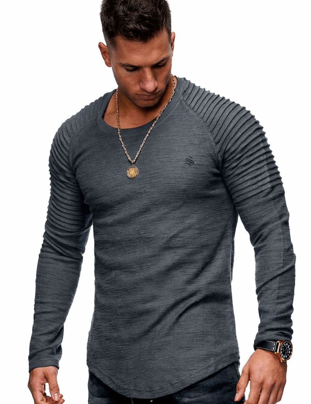 Kiev - Long Sleeve Shirt for Men - Sarman Fashion - Wholesale Clothing Fashion Brand for Men from Canada