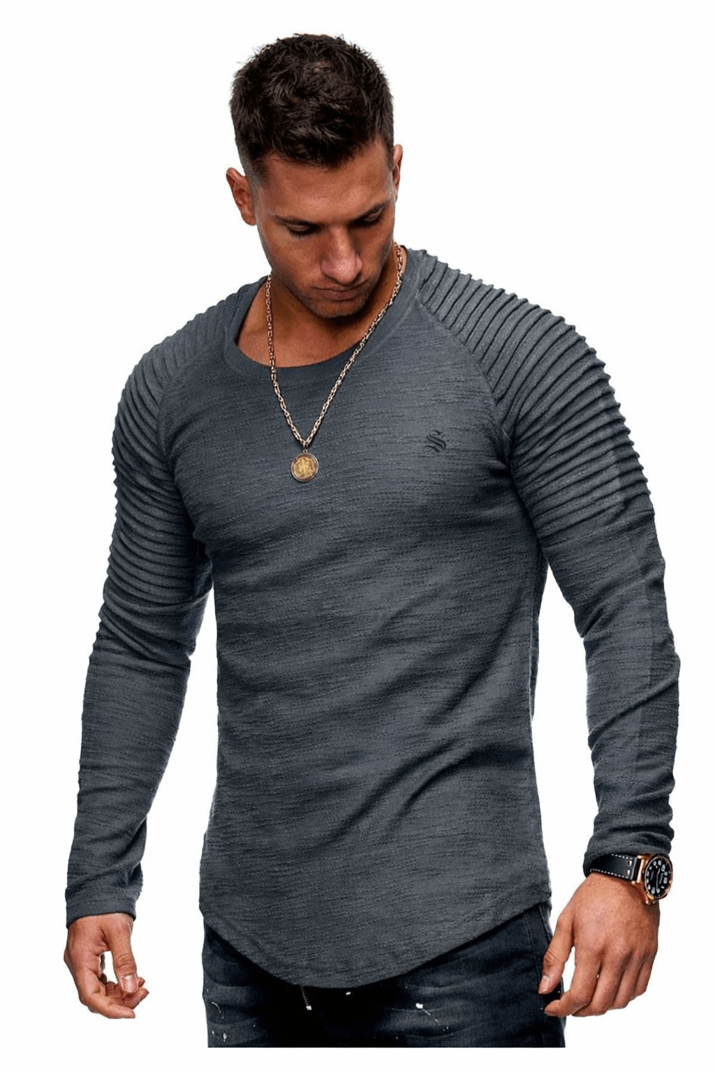 Kiev - Long Sleeve Shirt for Men - Sarman Fashion - Wholesale Clothing Fashion Brand for Men from Canada