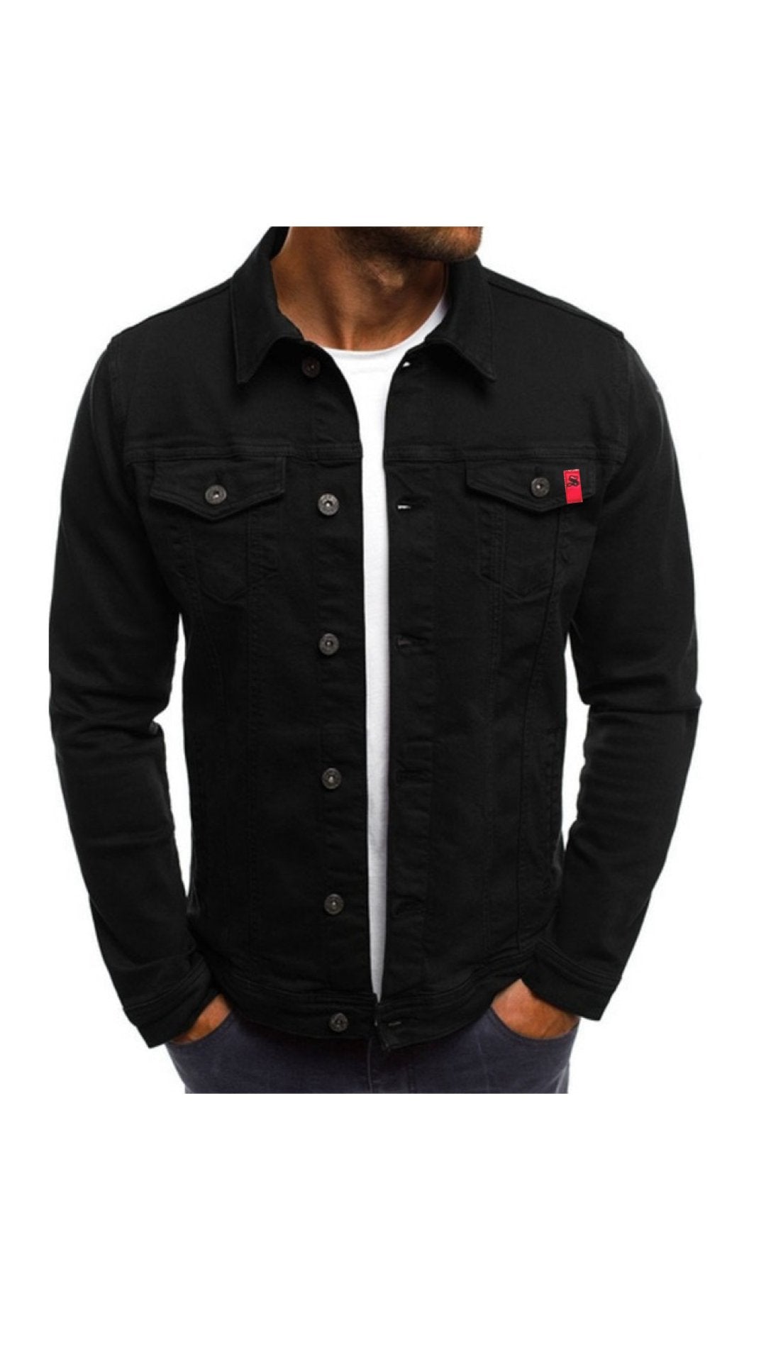 Kifilo - Long Sleeve Jeans Jacket for Men - Sarman Fashion - Wholesale Clothing Fashion Brand for Men from Canada