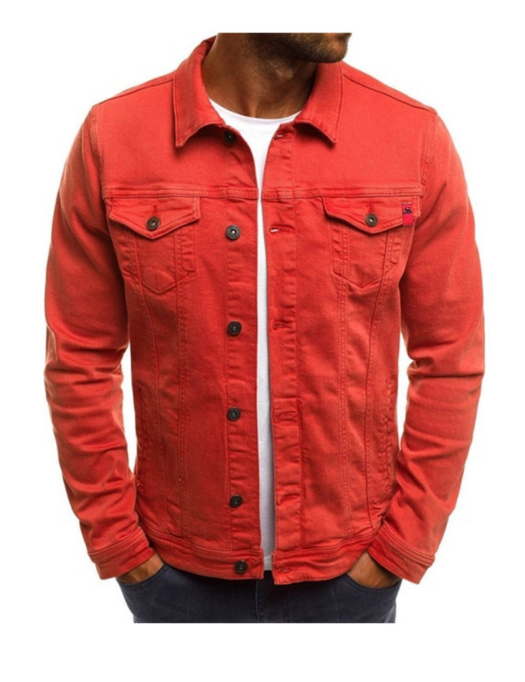 Kifilo - Long Sleeve Jeans Jacket for Men - Sarman Fashion - Wholesale Clothing Fashion Brand for Men from Canada