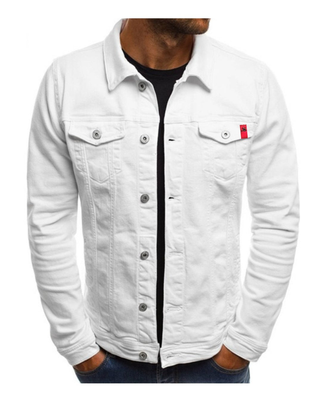 Kifilo - Long Sleeve Jeans Jacket for Men - Sarman Fashion - Wholesale Clothing Fashion Brand for Men from Canada