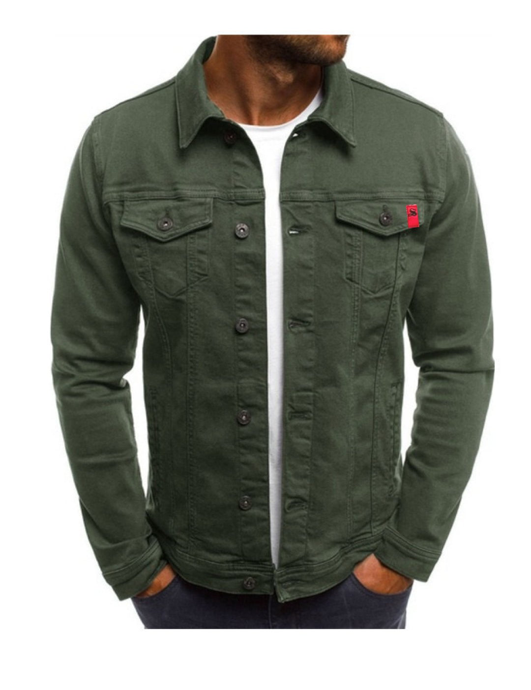 Kifilo - Long Sleeve Jeans Jacket for Men - Sarman Fashion - Wholesale Clothing Fashion Brand for Men from Canada