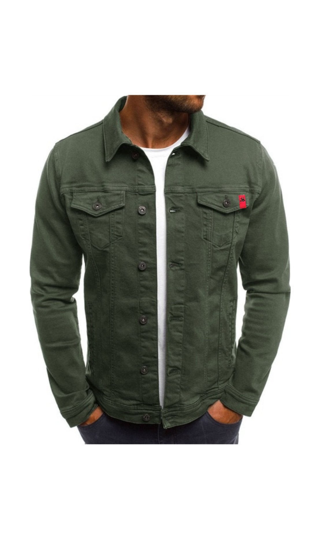Kifilo - Long Sleeve Jeans Jacket for Men - Sarman Fashion - Wholesale Clothing Fashion Brand for Men from Canada