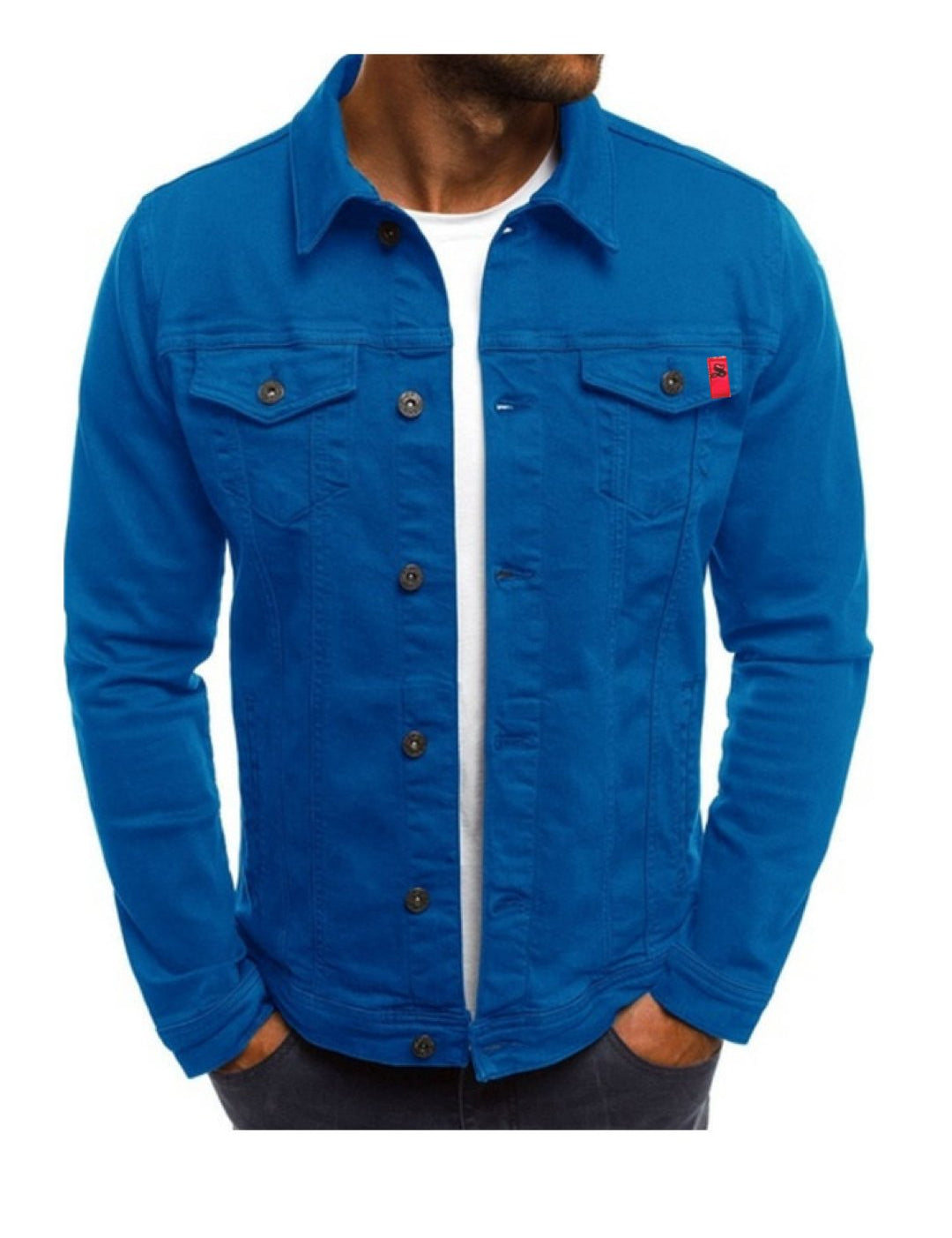 Kifilo - Long Sleeve Jeans Jacket for Men - Sarman Fashion - Wholesale Clothing Fashion Brand for Men from Canada