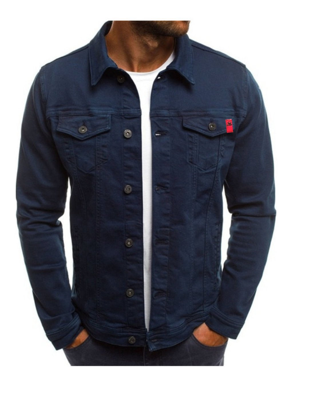 Kifilo - Long Sleeve Jeans Jacket for Men - Sarman Fashion - Wholesale Clothing Fashion Brand for Men from Canada