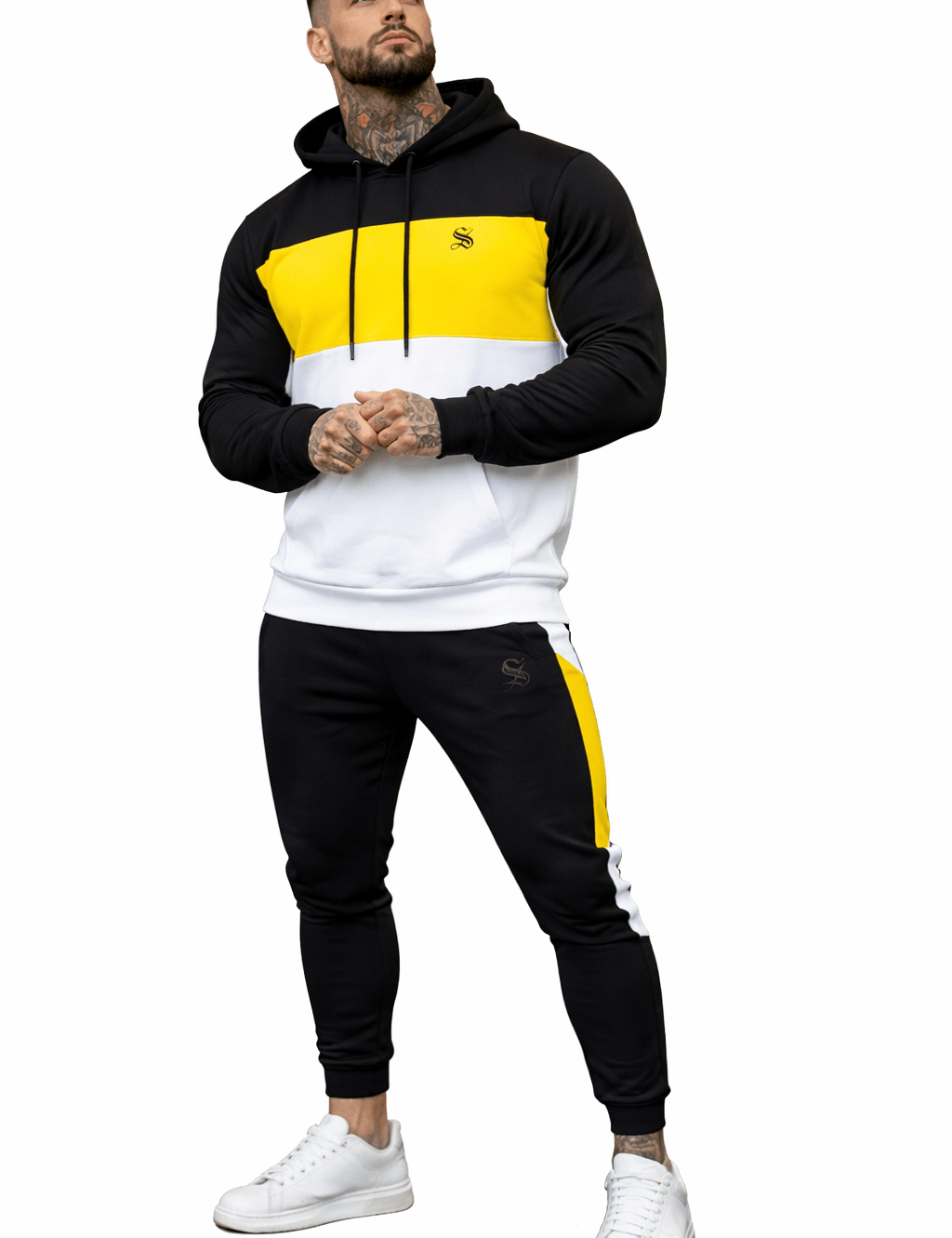 Kija - Complete Set - Long Sleeves Hoodie & Joggers for Men - Sarman Fashion - Wholesale Clothing Fashion Brand for Men from Canada
