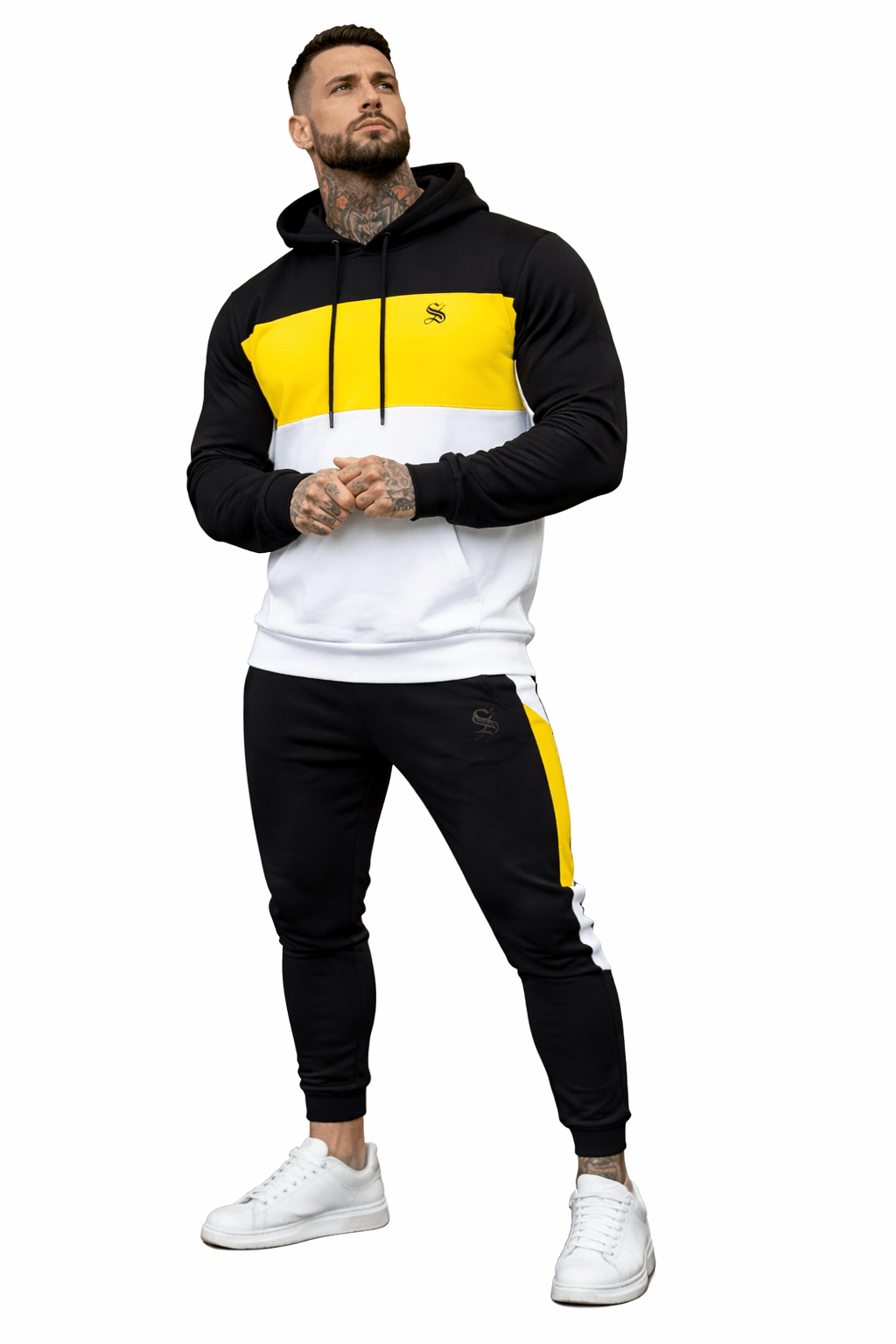 Kija - Complete Set - Long Sleeves Hoodie & Joggers for Men - Sarman Fashion - Wholesale Clothing Fashion Brand for Men from Canada