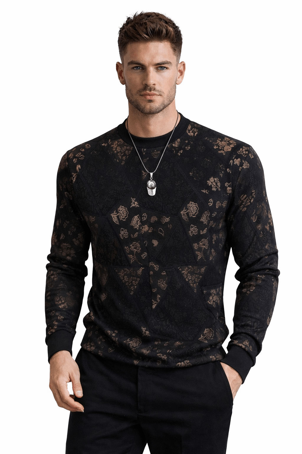 Kima 15 - Long Sleeve Shirt for Men - Sarman Fashion - Wholesale Clothing Fashion Brand for Men from Canada
