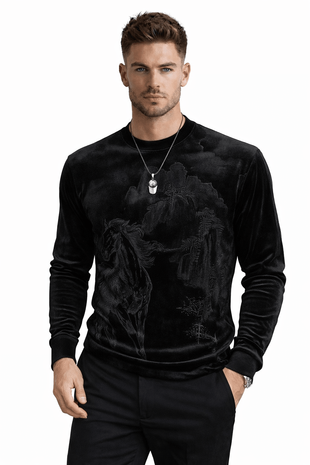 Kima 16 - Long Sleeve Shirt for Men - Sarman Fashion - Wholesale Clothing Fashion Brand for Men from Canada