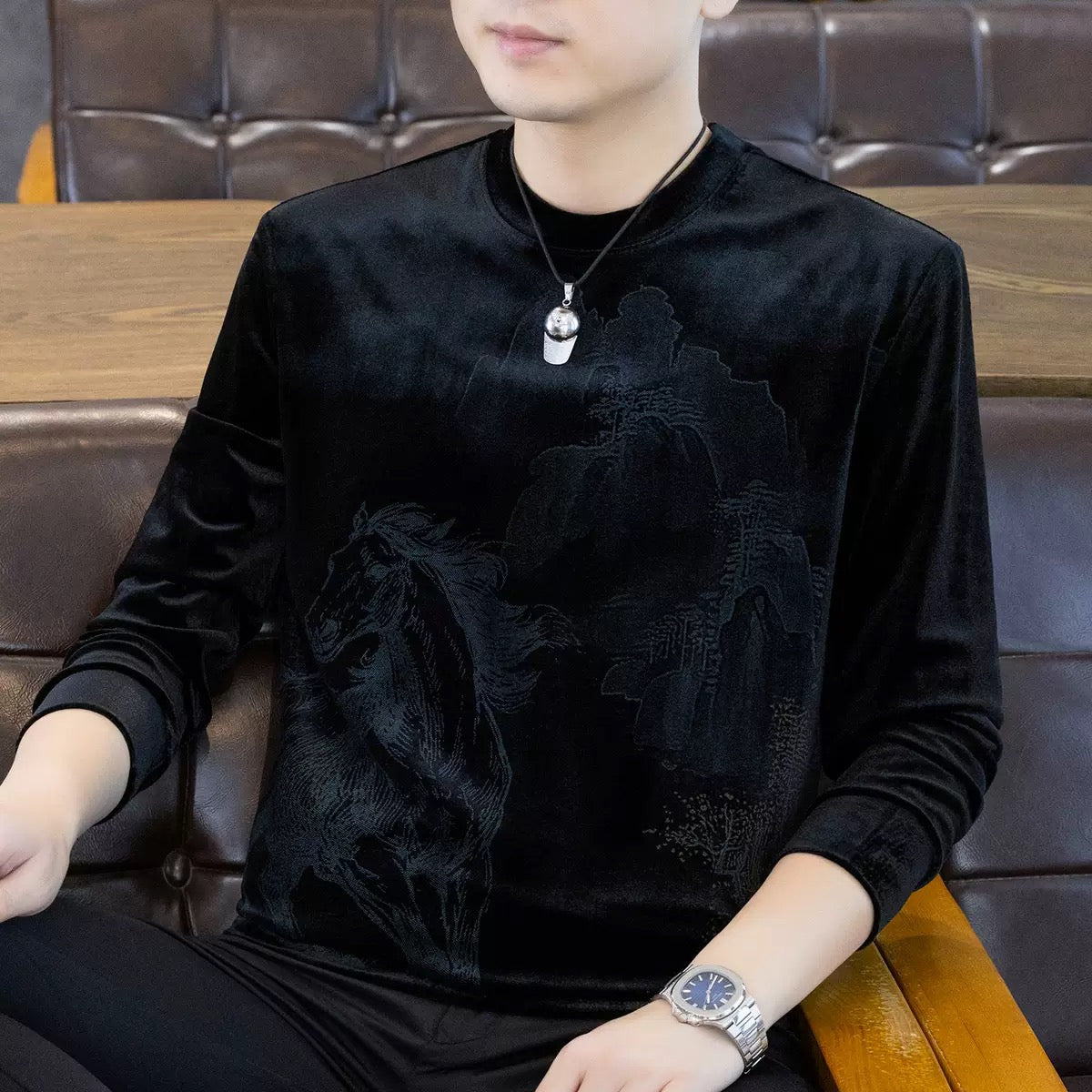 Kima 16 - Long Sleeve Shirt for Men - Sarman Fashion - Wholesale Clothing Fashion Brand for Men from Canada