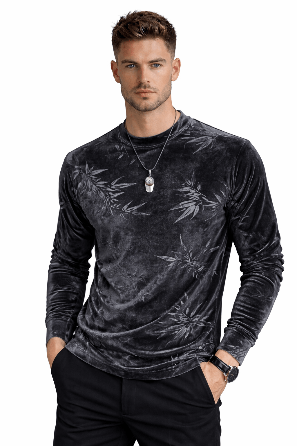 Kima 17 - Long Sleeve Shirt for Men - Sarman Fashion - Wholesale Clothing Fashion Brand for Men from Canada