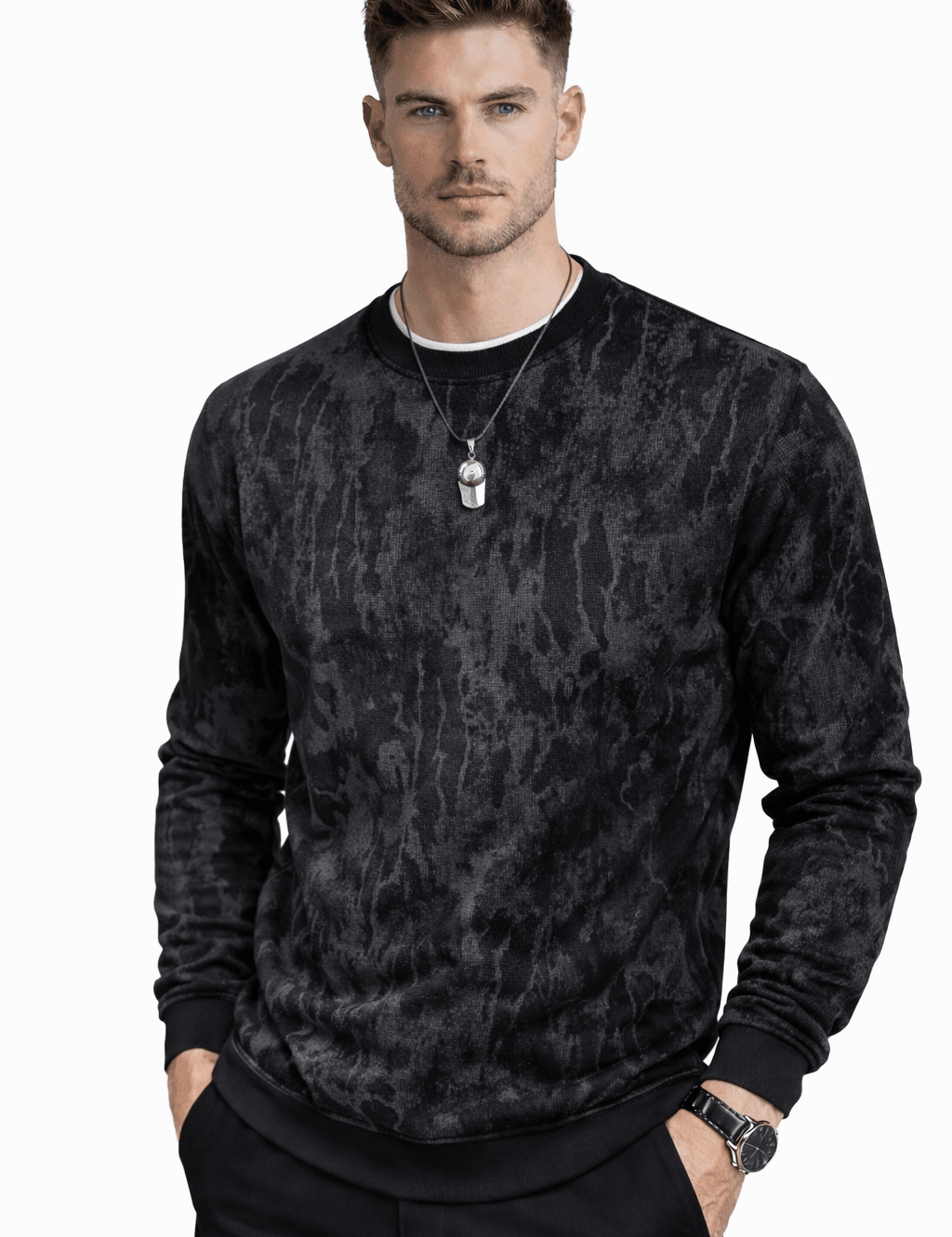 Kima 19 - Long Sleeve Shirt for Men - Sarman Fashion - Wholesale Clothing Fashion Brand for Men from Canada