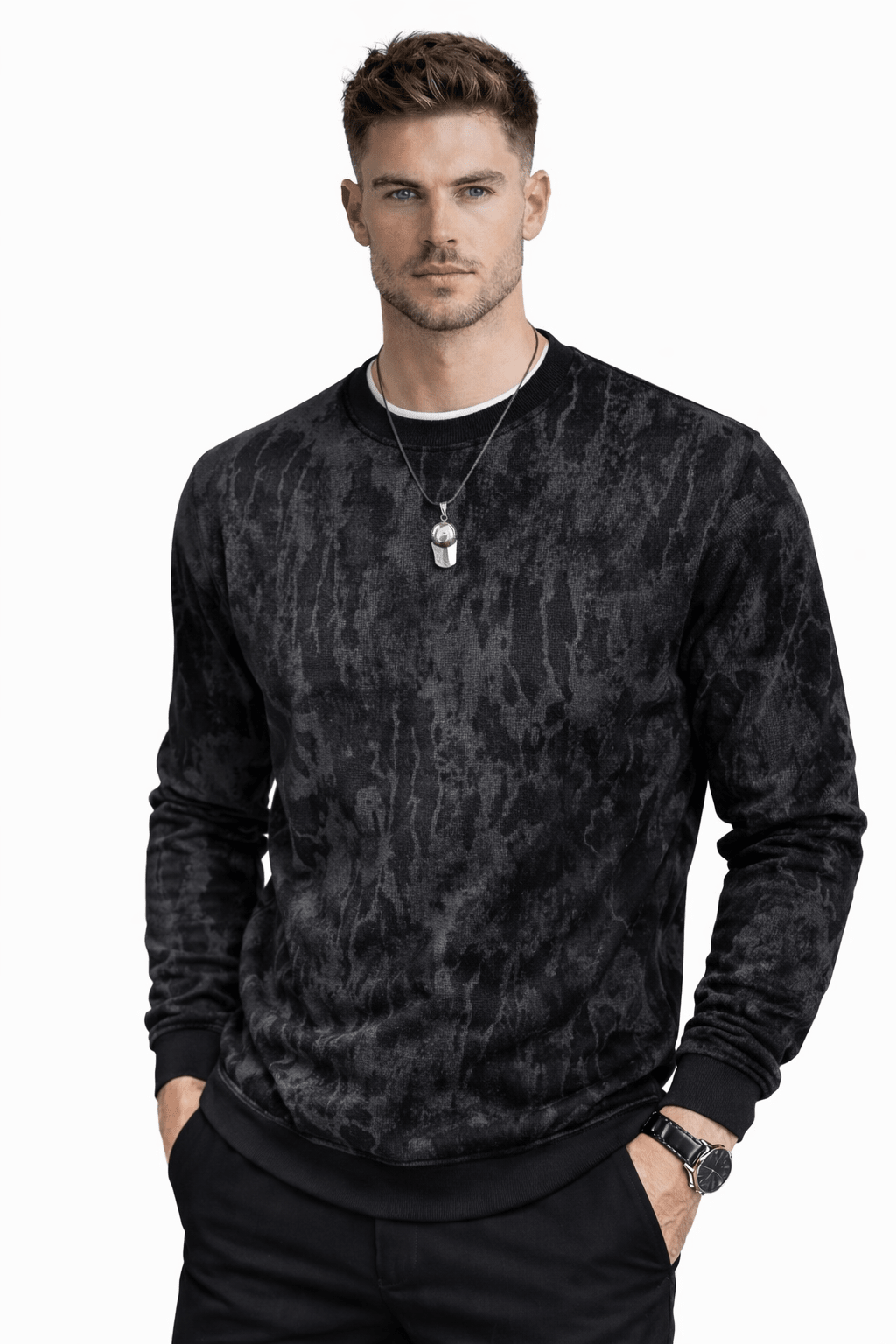Kima 19 - Long Sleeve Shirt for Men - Sarman Fashion - Wholesale Clothing Fashion Brand for Men from Canada