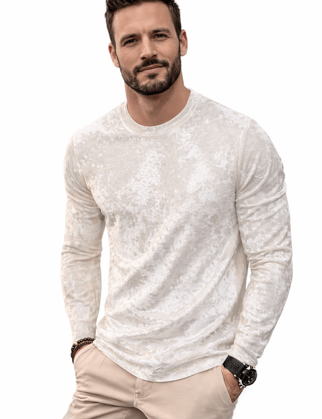 Kima 20 - Long Sleeve Shirt for Men - Sarman Fashion - Wholesale Clothing Fashion Brand for Men from Canada